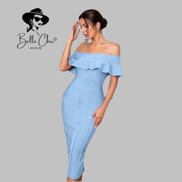 Off Shoulder Bandage Dress